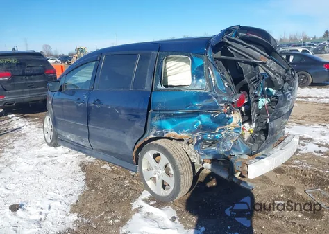 2007 Mazda Mazda5 Touring z USA, uszkodzony, nr VIN JM1CR293X70154236